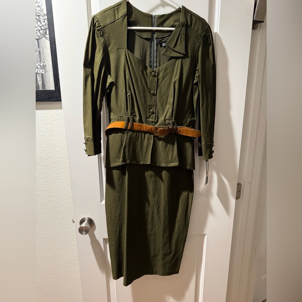 NWT Stop Staring Cadet fitted dress